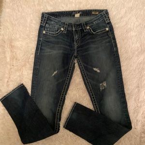 Silver Aiko 29/33 skinny jeans